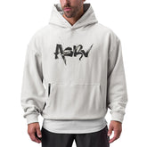 printed hoodie with pockets for men