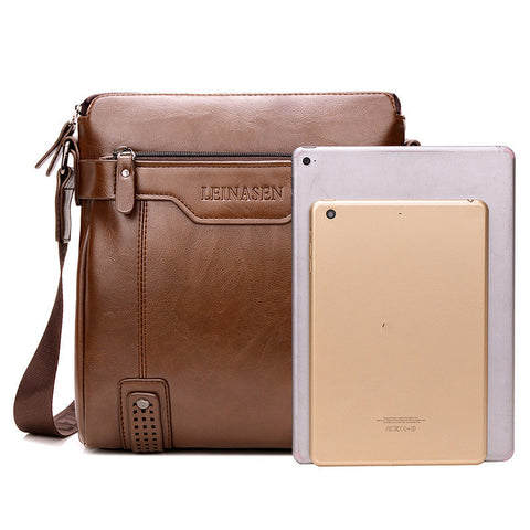 Essential Leather Satchel Bag - Veldon