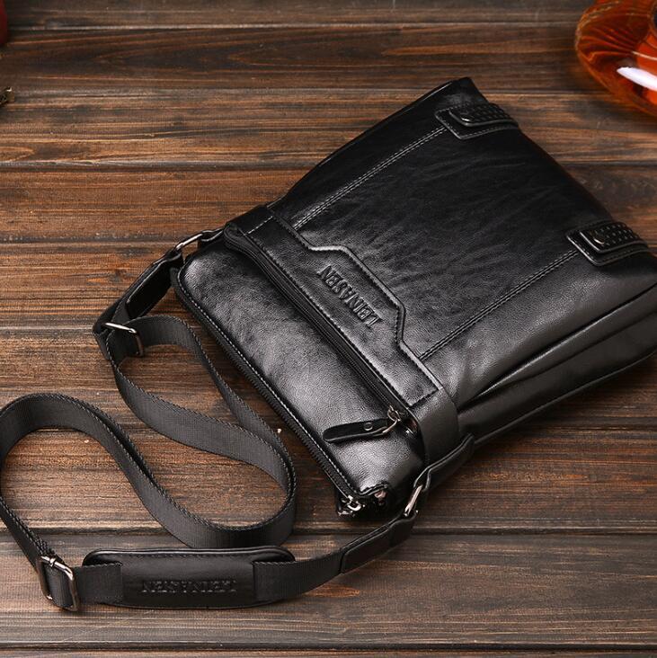 Essential Leather Satchel Bag - Veldon
