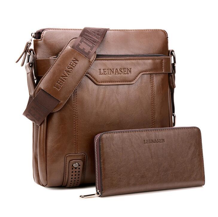 Essential Leather Satchel Bag - Veldon