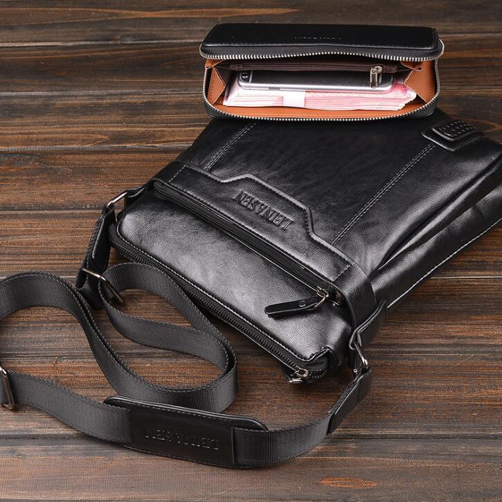 Essential Leather Satchel Bag - Veldon