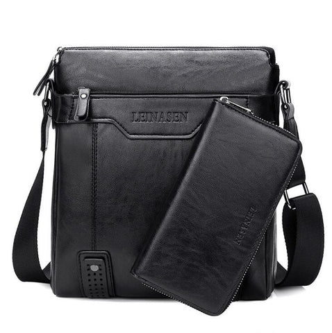 Essential Leather Satchel Bag - Veldon