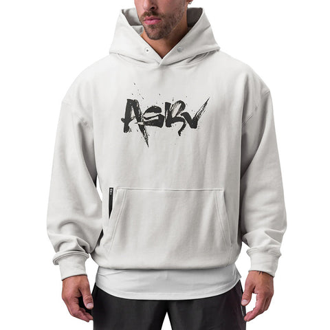 printed hoodie with pockets for men