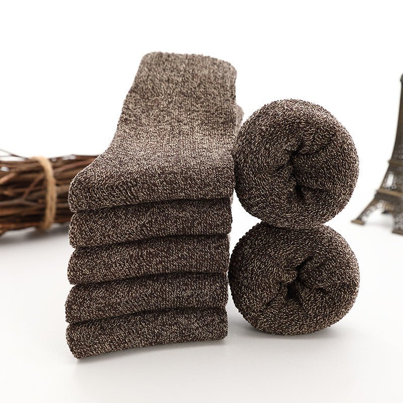 socks - 5x Pack Elevation Thermal Cotton Sock - Kibbio - AEVEAx