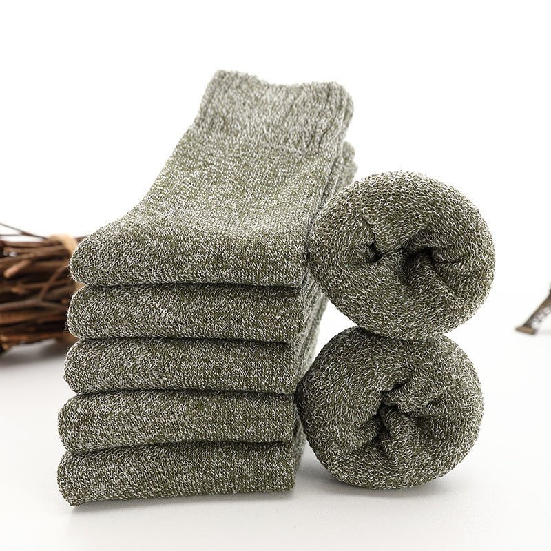 socks - 5x Pack Elevation Thermal Cotton Sock - Kibbio - AEVEAx