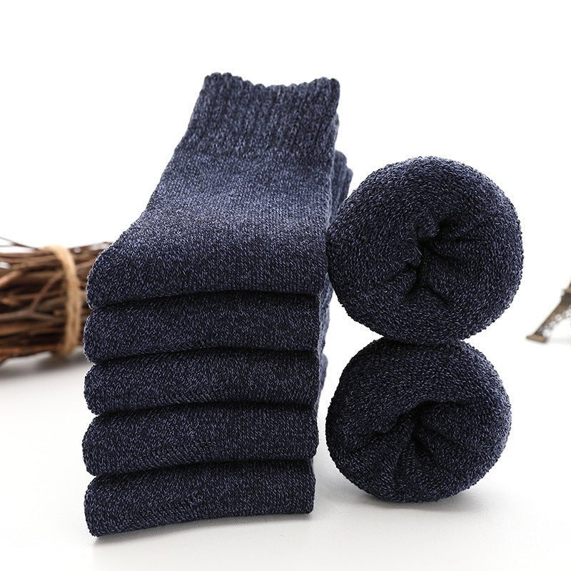 socks - 5x Pack Elevation Thermal Cotton Sock - Kibbio - AEVEAx