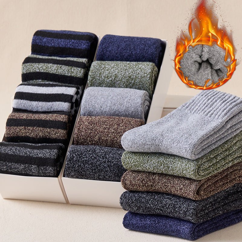 socks - 5x Pack Elevation Thermal Cotton Sock - Kibbio - AEVEAx