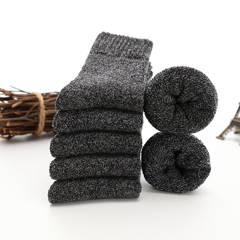 socks - 5x Pack Elevation Thermal Cotton Sock - Kibbio - AEVEAx