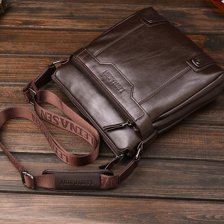 Essential Leather Satchel Bag - Veldon