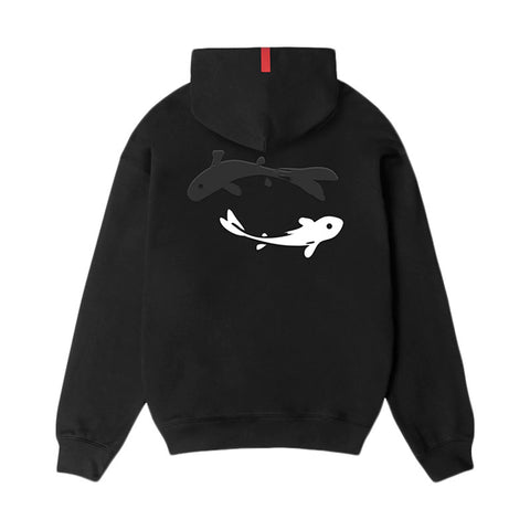 printed hoodie with pockets for men