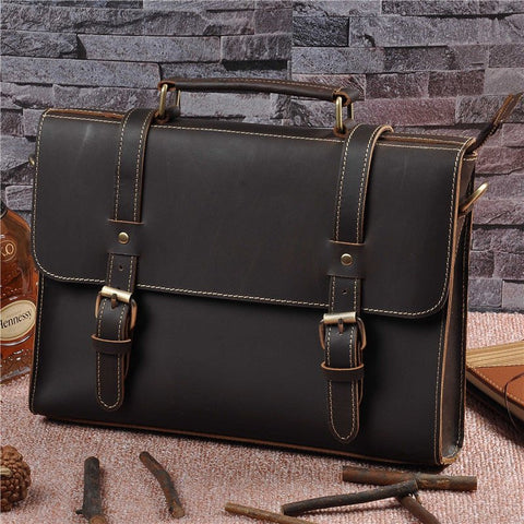 Satchel - Elevation Leather Satchel - Braxille - AEVEAx