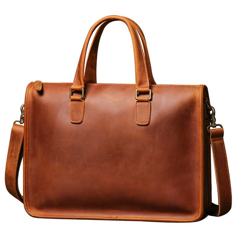 Leather Bags - Elevation Leather Satchel - Millium - AEVEAx