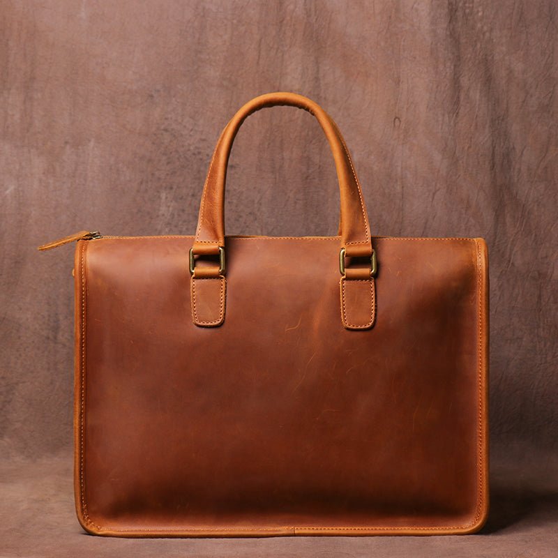 Leather Bags - Elevation Leather Satchel - Millium - AEVEAx