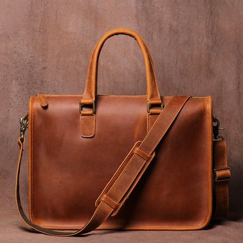 Leather Bags - Elevation Leather Satchel - Millium - AEVEAx