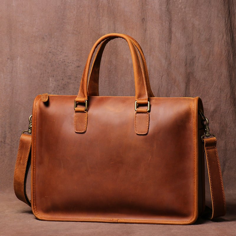 Leather Bags - Elevation Leather Satchel - Millium - AEVEAx