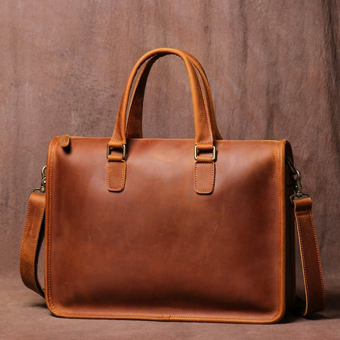 Leather Bags - Elevation Leather Satchel - Millium - AEVEAx