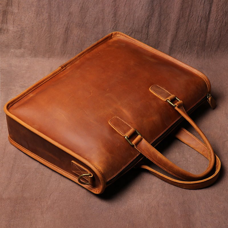 Leather Bags - Elevation Leather Satchel - Millium - AEVEAx
