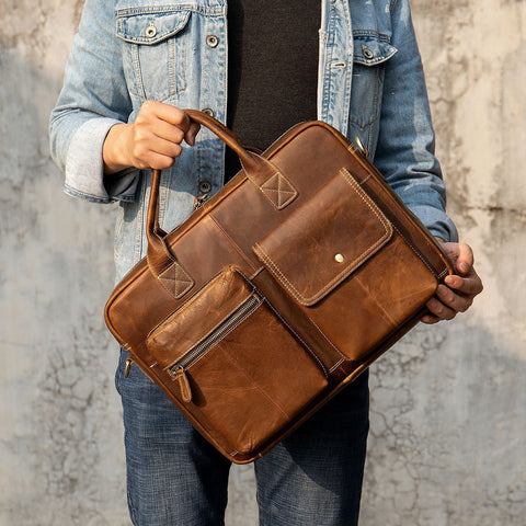 Satchel - Elevation Leather Satchel - Westwood - AEVEAx