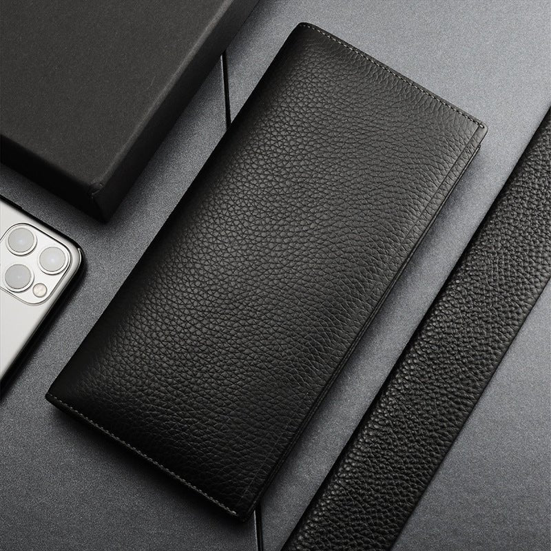 Wallets - Elevation Long Leather Wallet - Priom - AEVEAx