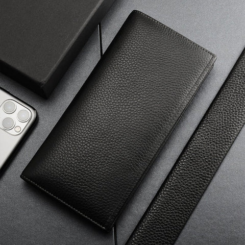 Wallets - Elevation Long Leather Wallet - Priom - AEVEAx