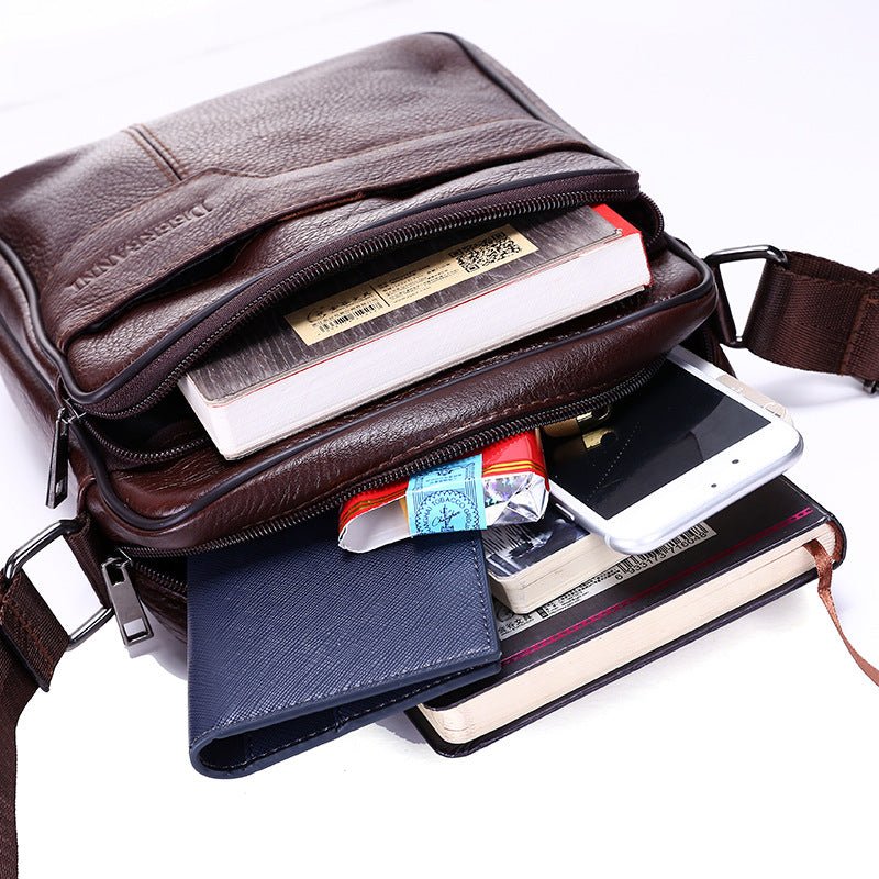Leather Satchel - Essential Leather Satchel - Exquista - AEVEAx