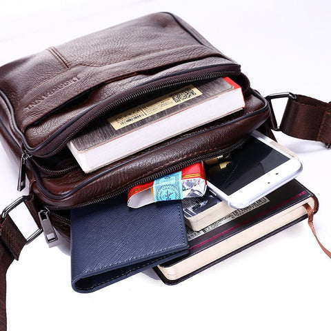 Leather Satchel - Essential Leather Satchel - Exquista - AEVEAx