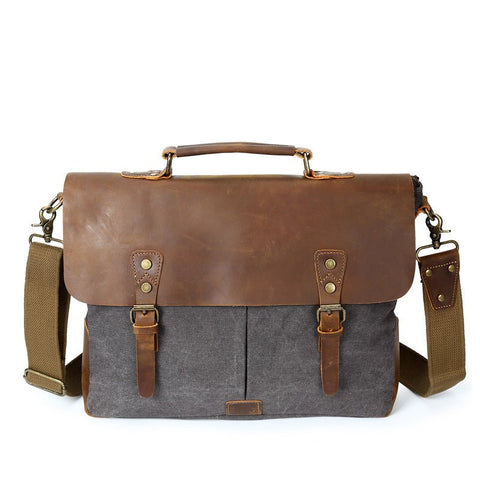 Leather Satchel - Essential Leather Satchel - Majestica - AEVEAx