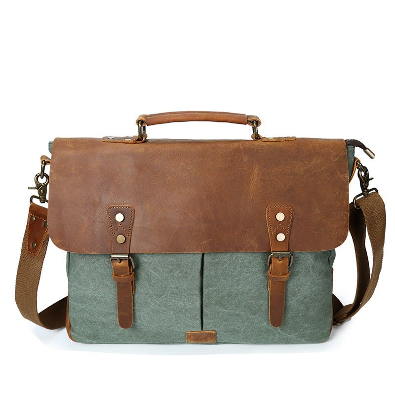 Leather Satchel - Essential Leather Satchel - Majestica - AEVEAx