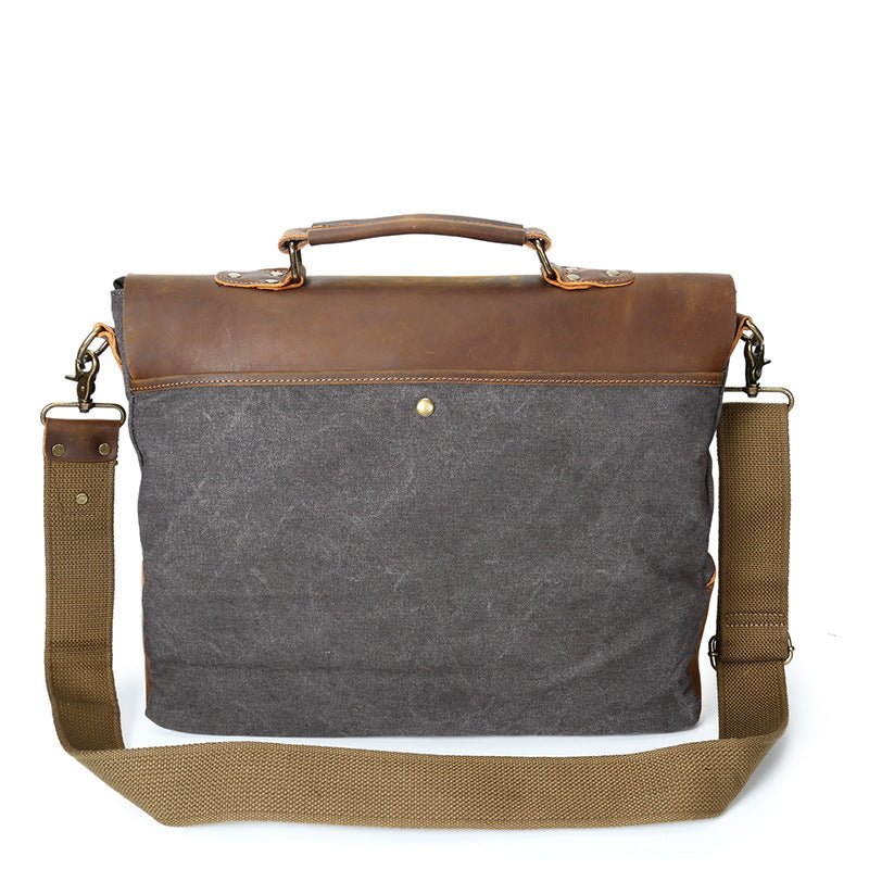 Leather Satchel - Essential Leather Satchel - Majestica - AEVEAx