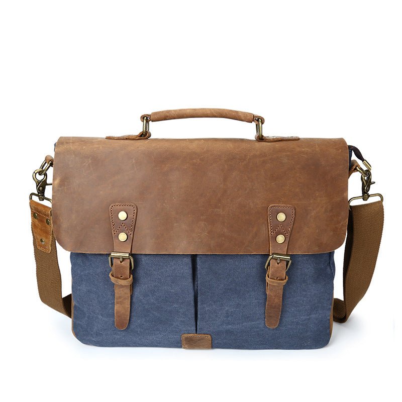Leather Satchel - Essential Leather Satchel - Majestica - AEVEAx