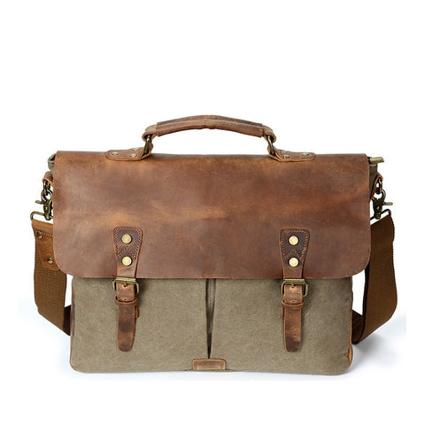 Leather Satchel - Essential Leather Satchel - Majestica - AEVEAx