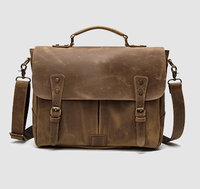 Leather Satchel - Essential Leather Satchel - Prismora - AEVEAx
