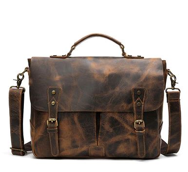 Leather Satchel - Essential Leather Satchel - Prismora - AEVEAx