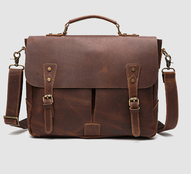 Leather Satchel - Essential Leather Satchel - Prismora - AEVEAx