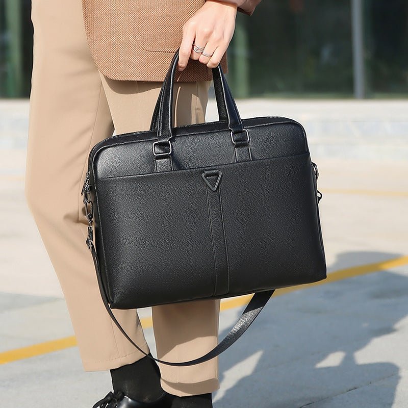 Leather Bags - Essential Leather Satchel - Sema - AEVEAx