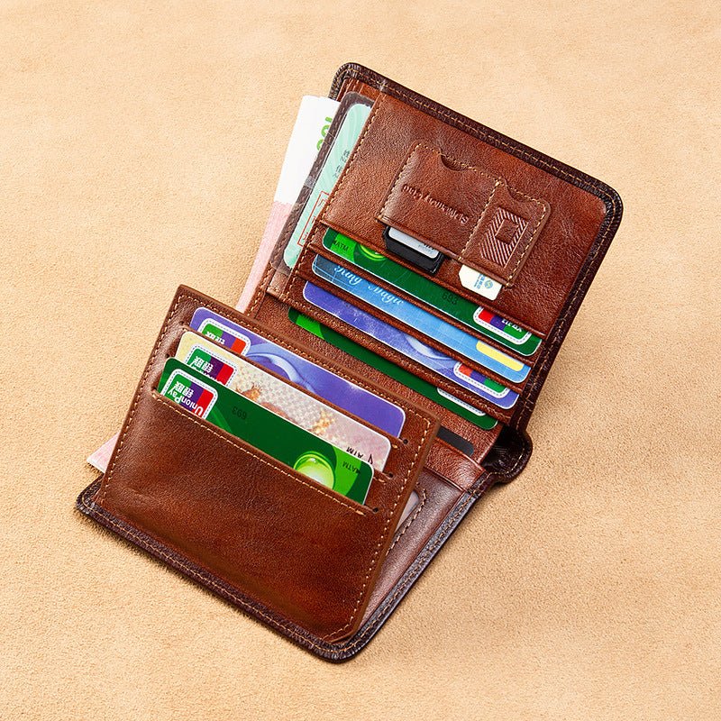 wallet - Essential Leather Wallet - Galanvi - AEVEAx