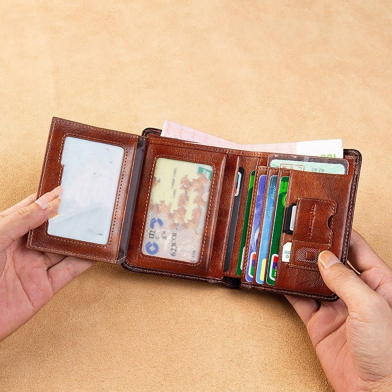 wallet - Essential Leather Wallet - Galanvi - AEVEAx
