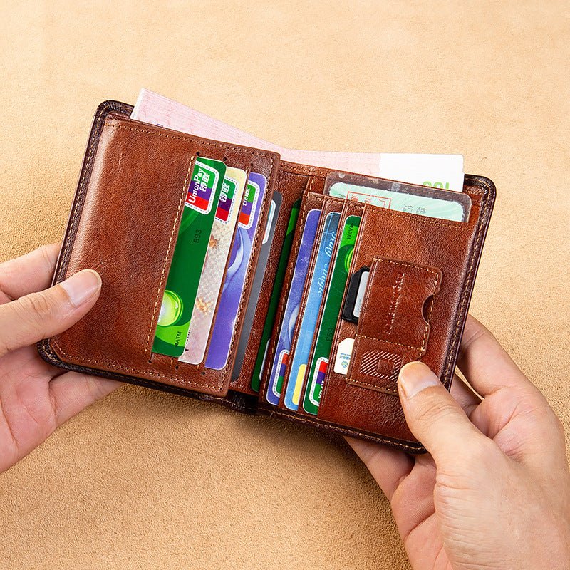 wallet - Essential Leather Wallet - Galanvi - AEVEAx