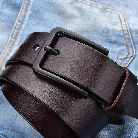 Belts - Excelsior Series Leather Belt - Theos - AEVEAx