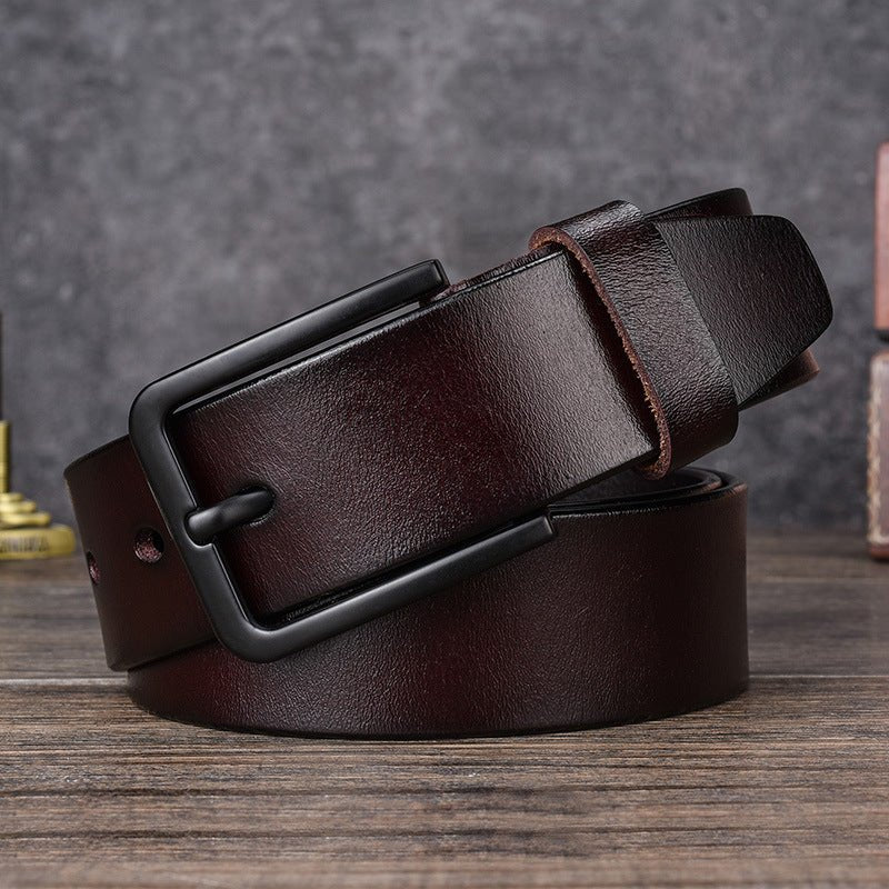 Belts - Excelsior Series Leather Belt - Theos - AEVEAx