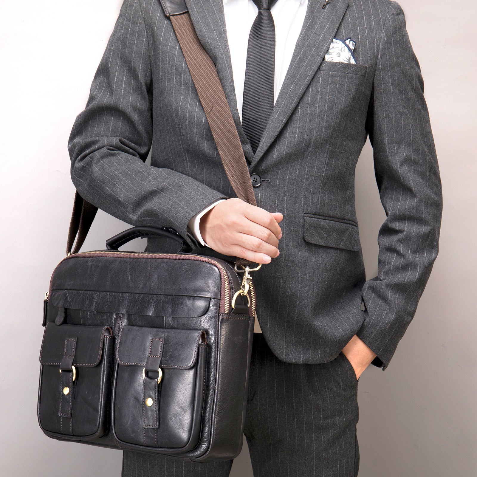 Satchel - Excelsior Series Satchel Bag - Bosso - AEVEAx